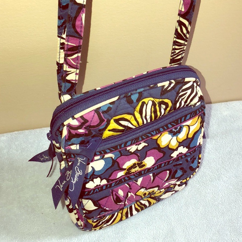 Vera Bradley African Violet Hipster Mini Bag